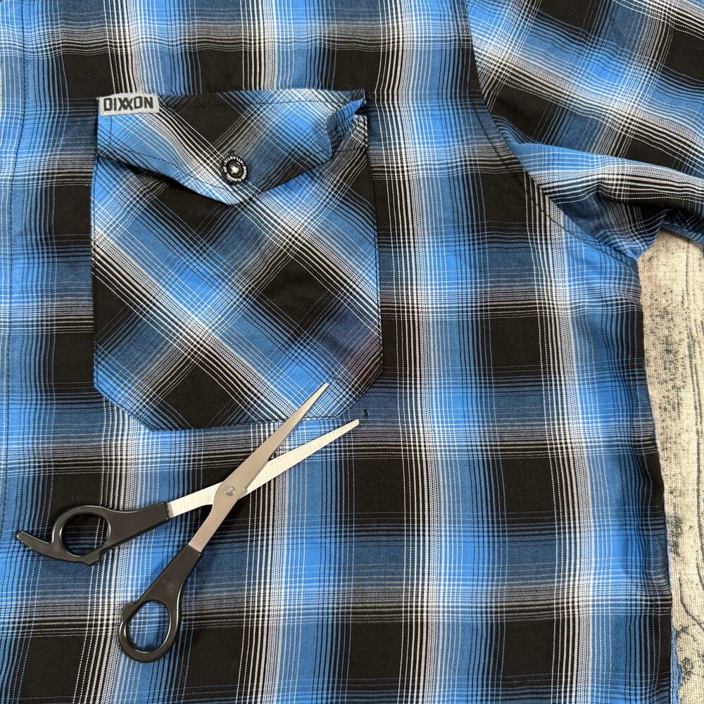 Dixxon Flannel Co Auto Angio Plaid Shirt Mens 2XL Short Sleeve Bamboo Blend - Picture 11 of 11